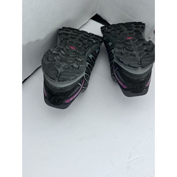 salomon xa comp running shoes Grey pink Size 7 - Picture 14 of 14